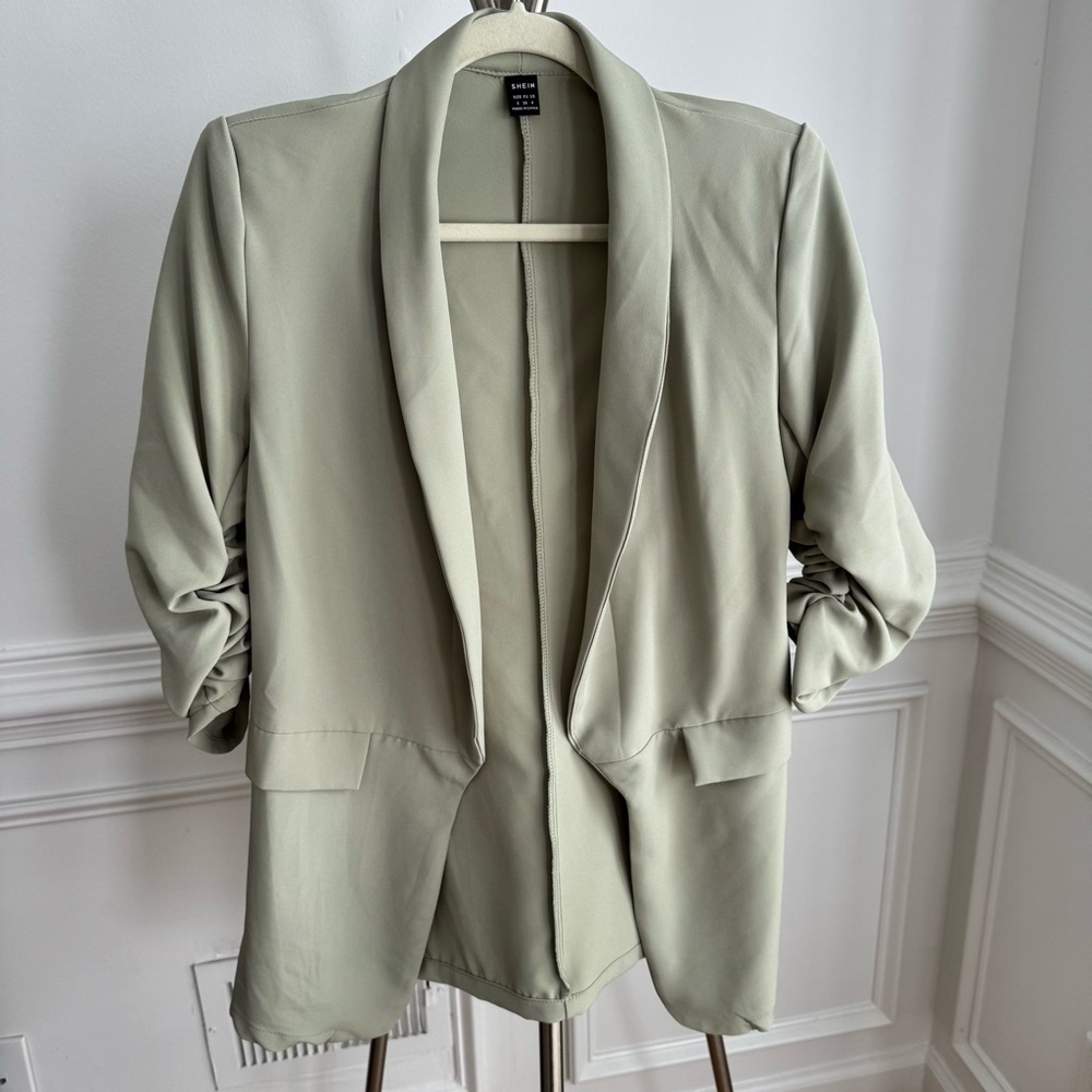 NWOT Shein Women's Sage Green Blazer Size Small